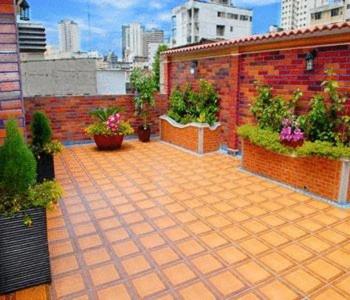 Balcony/terrace, Hostal Suites Madrid in Guayaquil