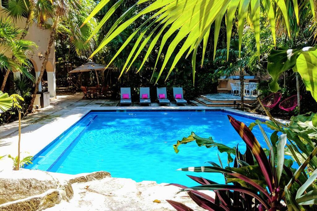 Steps to Ocean Huge Beach Villa Private Pool in Exclusive Fase 1 Playacar - 3