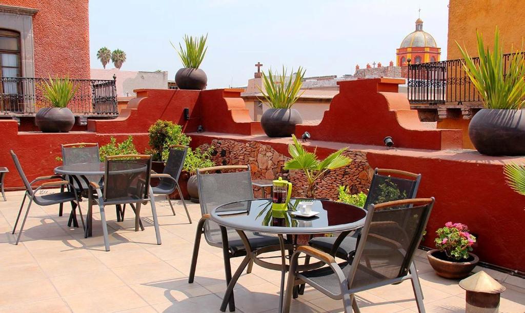 Balcony/terrace, La Casa del Naranjo Hotel Boutique in Queretaro