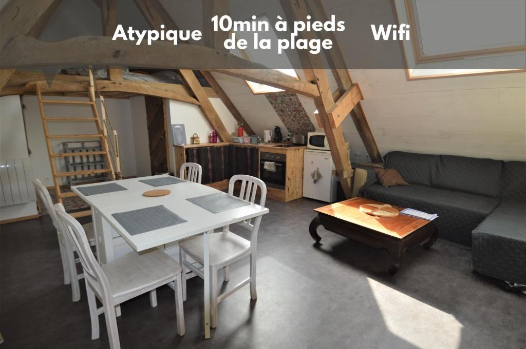 Studio de charme en bord de mer - Wifi, Luc-sur-Mer