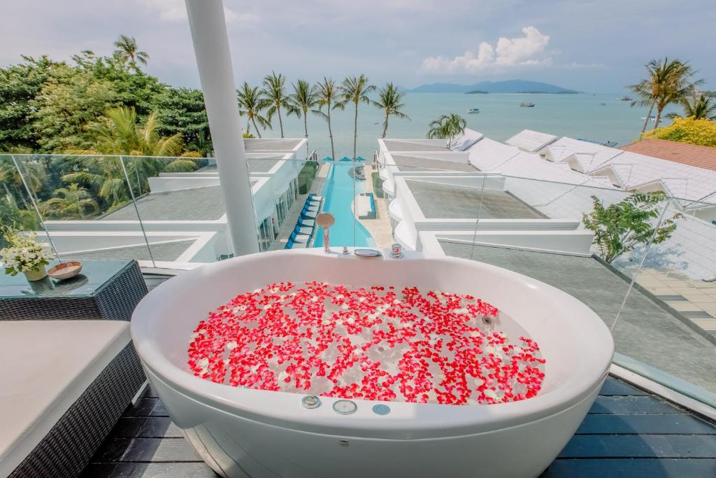 View, The Privilege Hotel Ezra Beach Club in Koh Samui