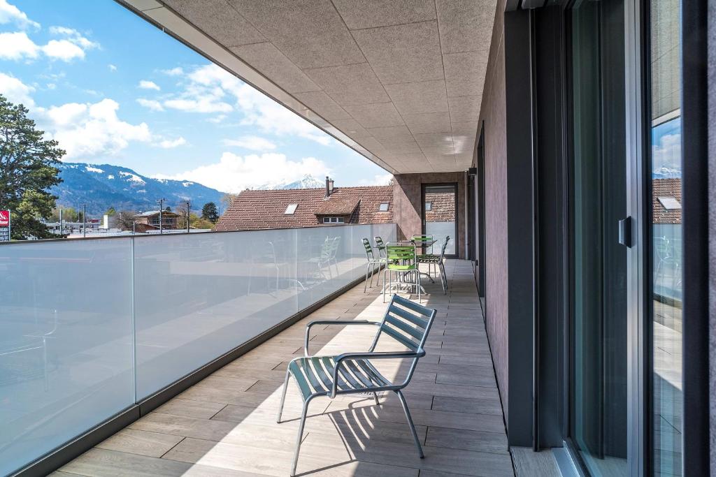 Balcony/terrace, Apartment Alperose - GRIWA RENT AG in Interlaken