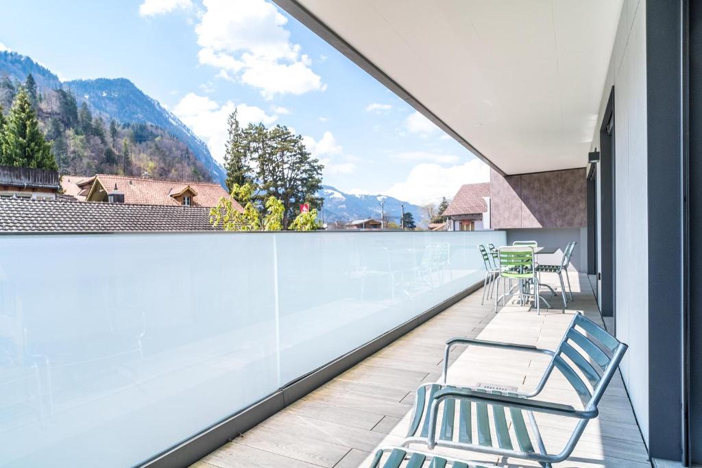 Balcony/terrace, Apartment Gansebluemli - GRIWA RENT AG in Interlaken