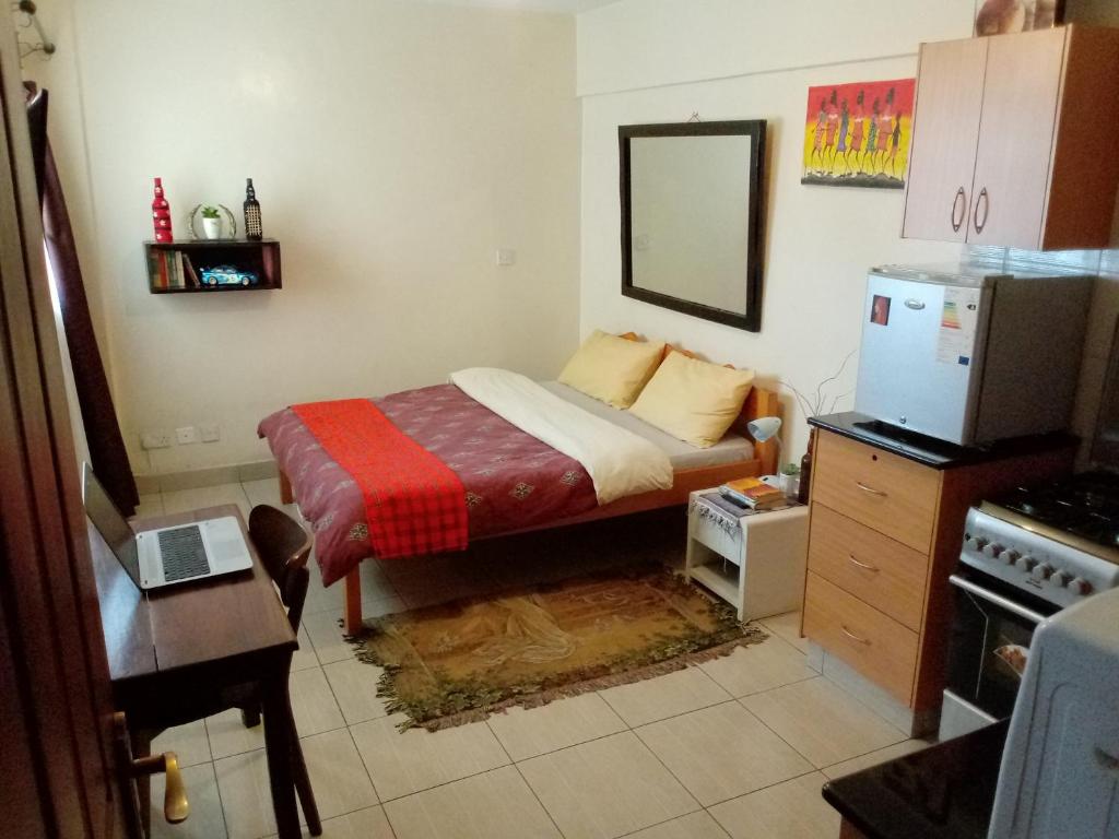 Elegant Nairobi CBD Studio with Fast Wi-Fi & Netflix, Nairobi
