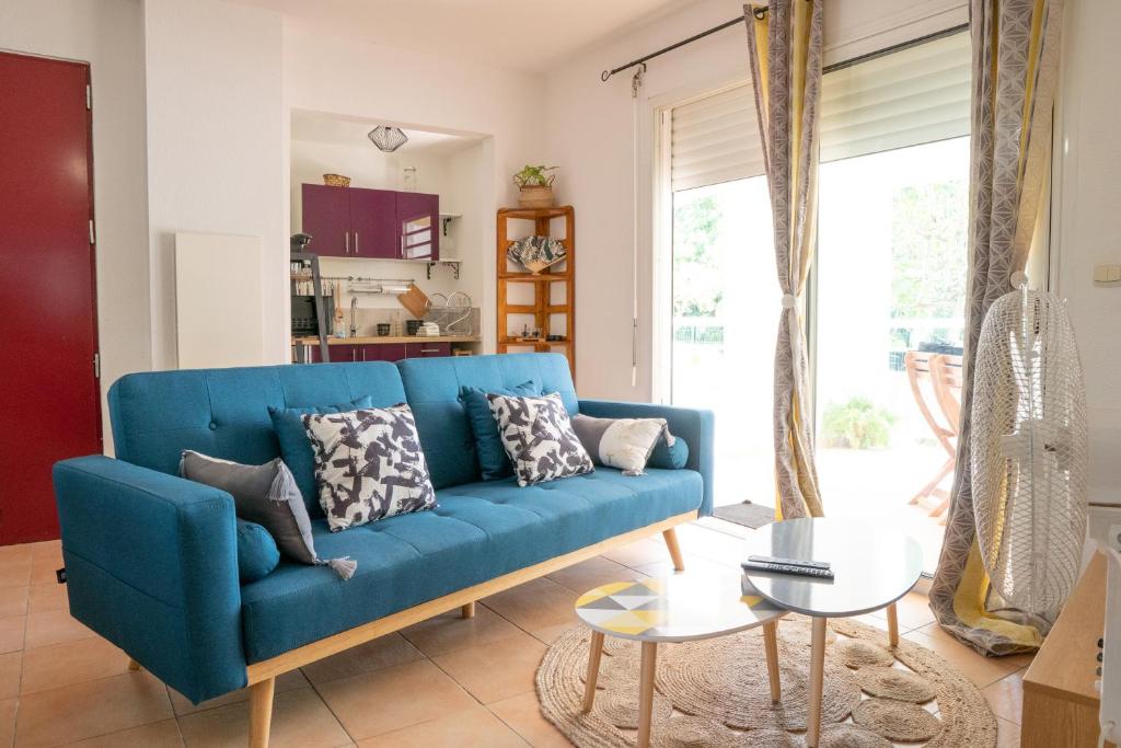 L'île au paon - Appartement T2 avec piscine et parking, Les Abymes