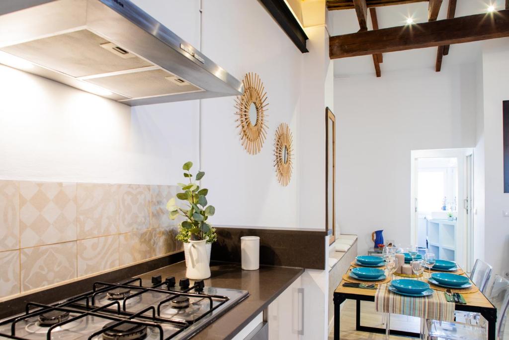 FLORIT FLATS - Cabanyal 3 Bedroom WIFI AC Terrace Beach Penthouse - 4