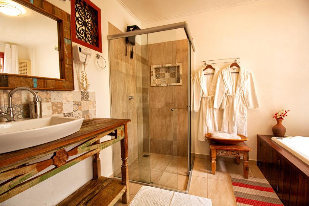 Bathroom, Pousada Villa Bia in Pirenopolis