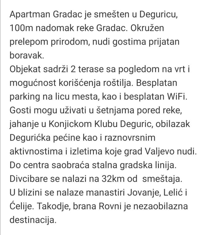 Apartman Gradac Deguric photo