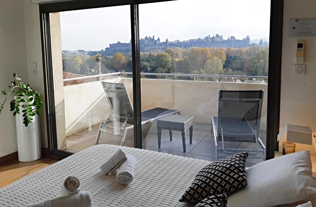 Les Suites du Saint Nazaire, vue panoramique sur la Cité Médiévale - Les Balcons de la Cité - 5