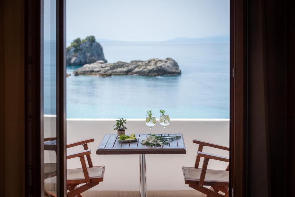 View, Krioneri Beach Studios in Parga