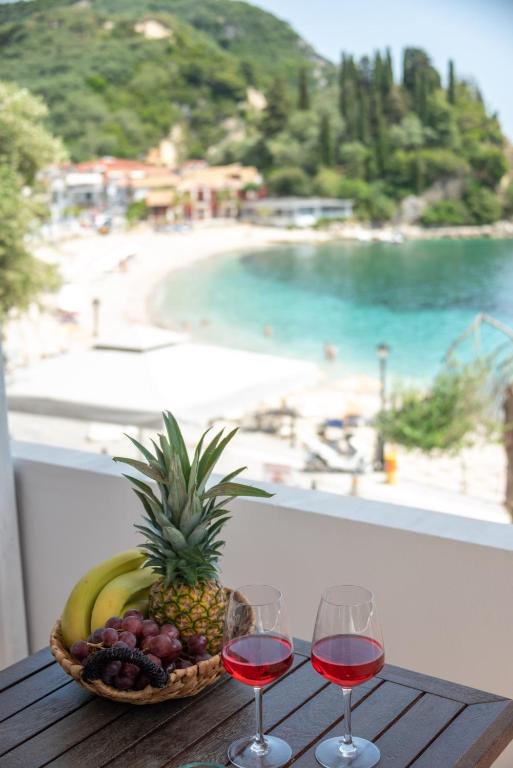 View, Krioneri Beach Studios in Parga