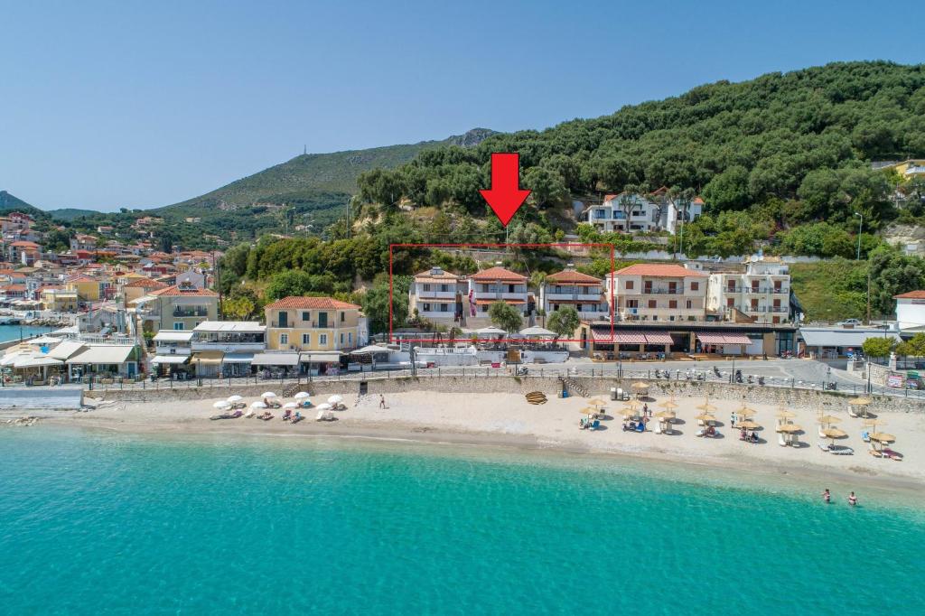 Exterior view, Krioneri Beach Studios in Parga