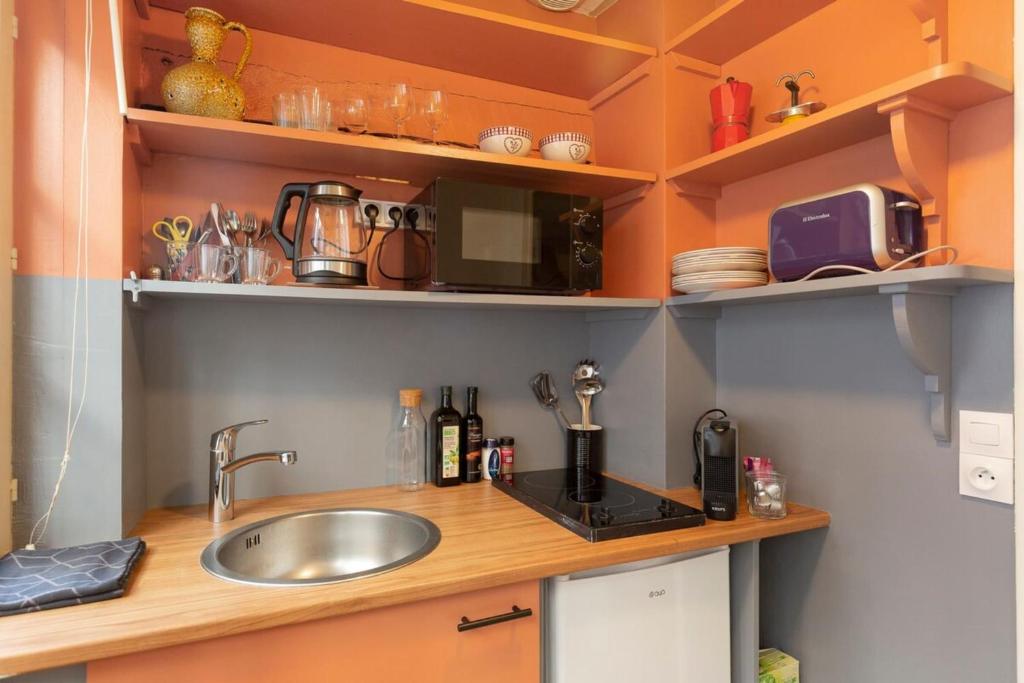 Couleur Corail Studio Peaceful gem & shared yard Central Honfleur - 5