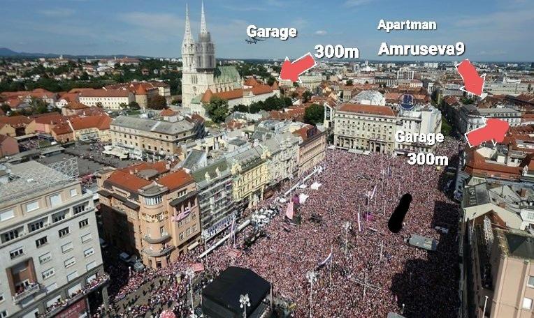Zagreb center near main square photo