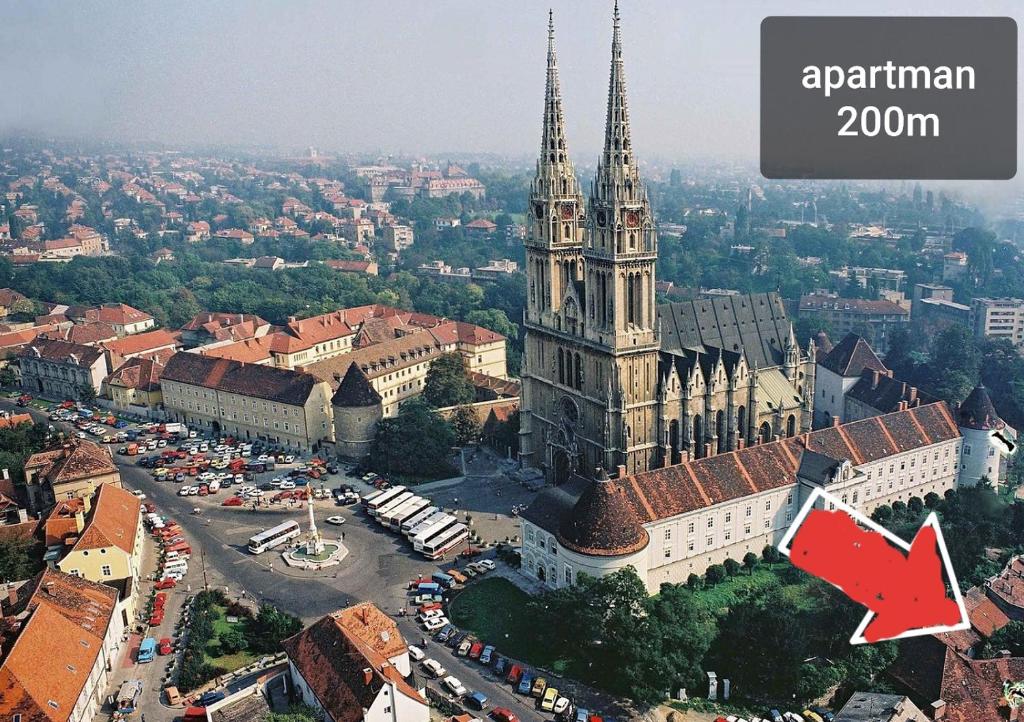 Zagreb center near main square photo