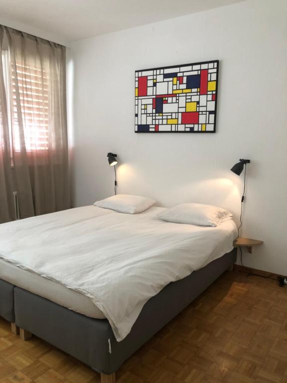 Central 2 bedroom flat in heart of Eaux-vives — Hotel in Geneva