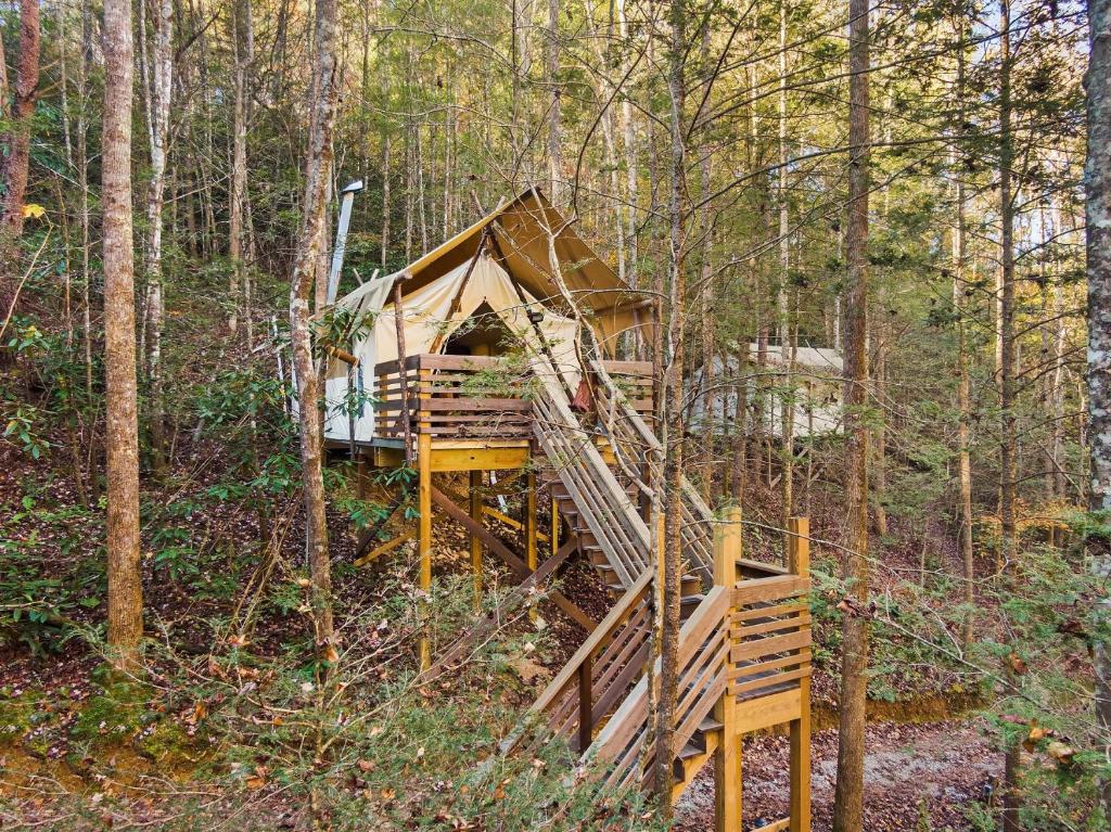 Exterior view, Under Canvas Great Smoky Mountains in Pigeon Forge (TN)
