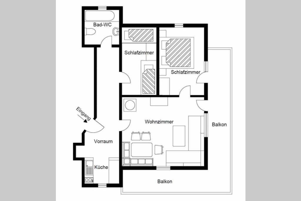 Appartement mit Hüttenflair - 2