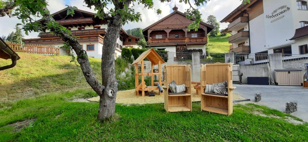 Garden, Hotel Vorderronach in Saalbach