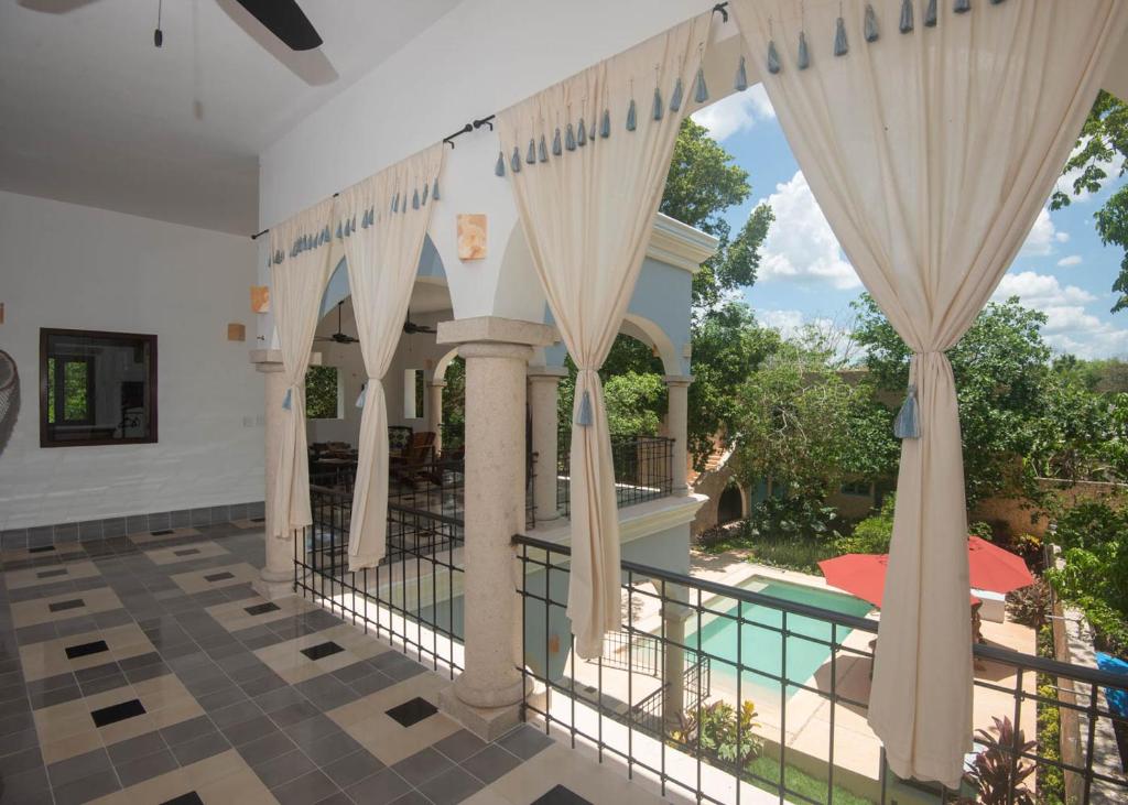 Balcony/terrace, Hotel Posada San Juan in Valladolid