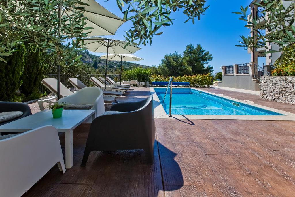 Island Hvar Seaside Villa Levanda with Beach, Pool & Seaview photo