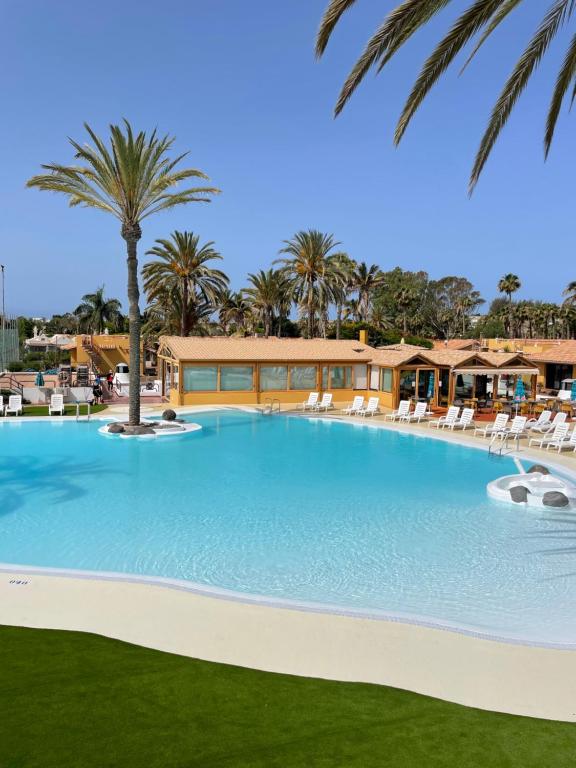 Bungalows Parque Bali con AIRE ACONDICIONADO — Swimming pool in Maspalomas, Canary Islands