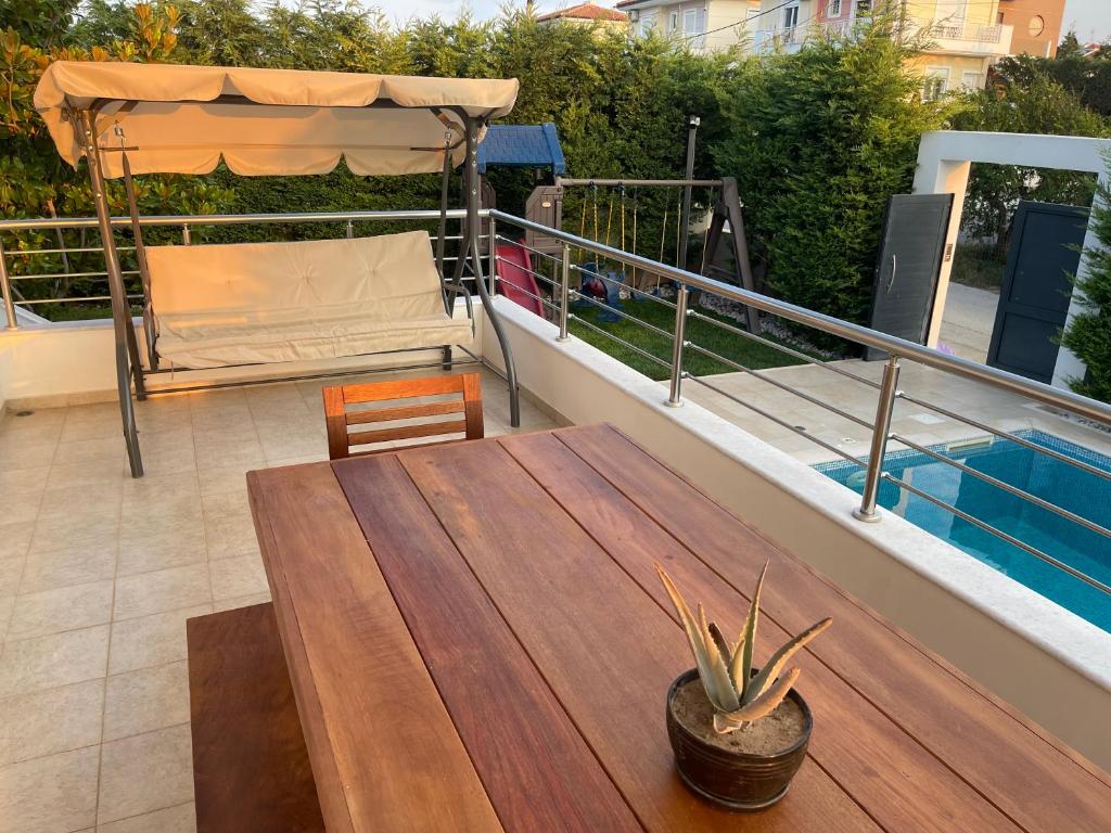 Luxury Villa Loutraki with private heated pool photo