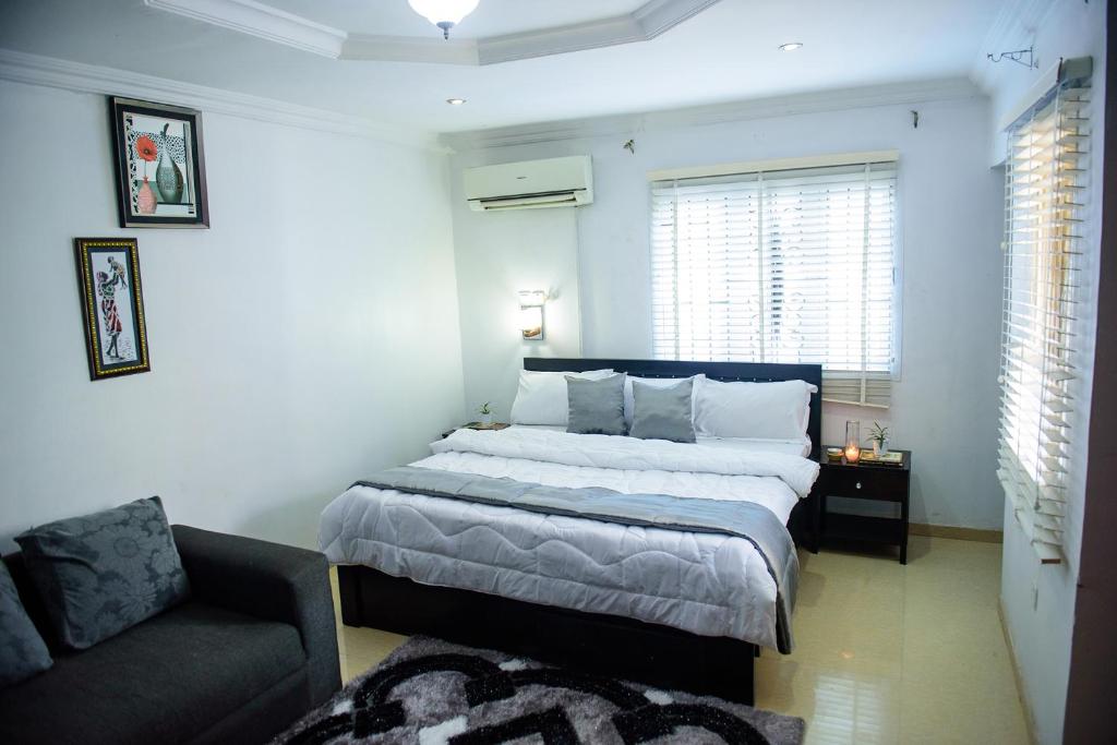 Private Master Bedroom in a Duplex at a Secured Estate with 24hours Power & Security ,DSTV and Wifi  photo