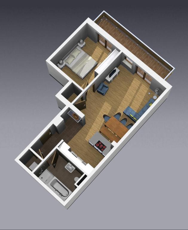 Moderne Wohnung im Botenwirt Top 6"Almhütte" - 2