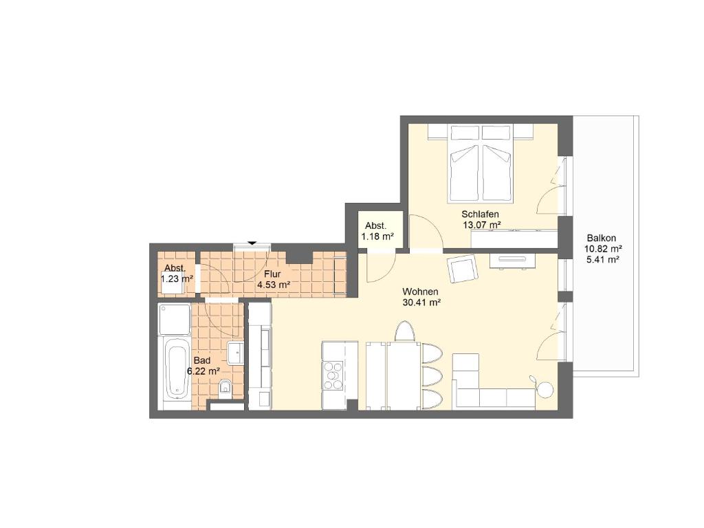 Moderne Wohnung im Botenwirt Top 6"Almhütte" - 3