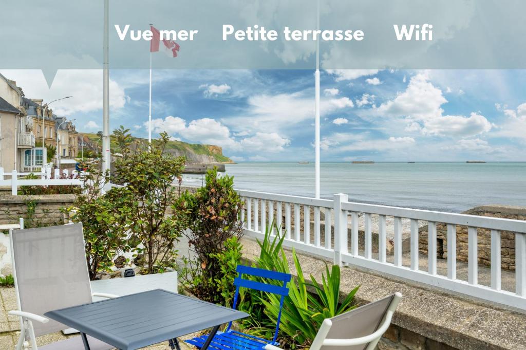 Appartement En Front De Mer Avec Terrasse Et Vue Mer Arromanches les Bains - photo 1