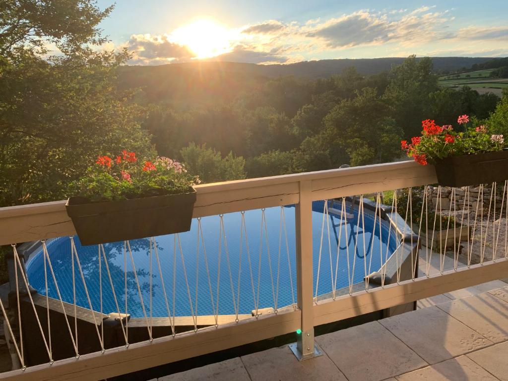 La Maison de la Colline バルコニー/テラス