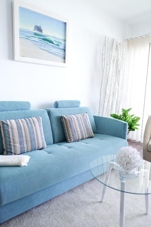 Apartment Portonovo La Paloma Amazing sea view & swimming pool-good wifi -free AC- private parking - 1