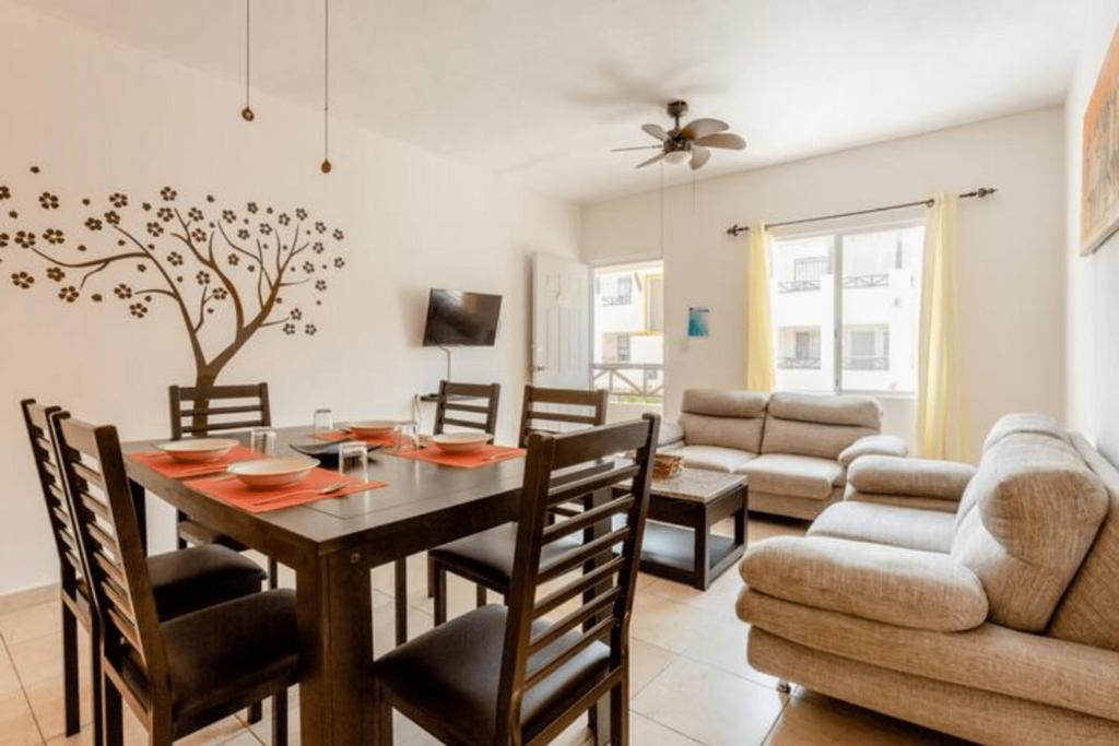 Apartamento En Fraccionamiento Privado 6 Personas, 5 Camas, Piscina cerca de la Playa - 2