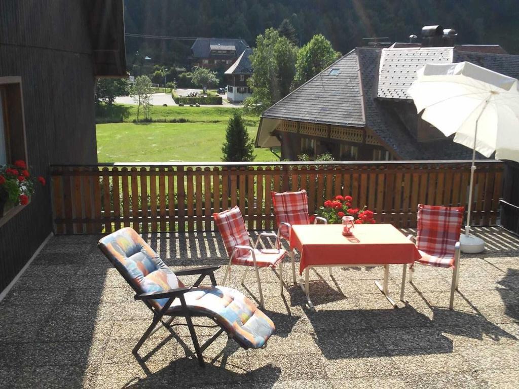 Cosy flat in St. Blasien in the Black Forest with balcony and private terrace