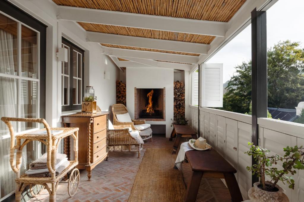 Balcony/terrace, Akademie Street Boutique Hotel in Franschhoek