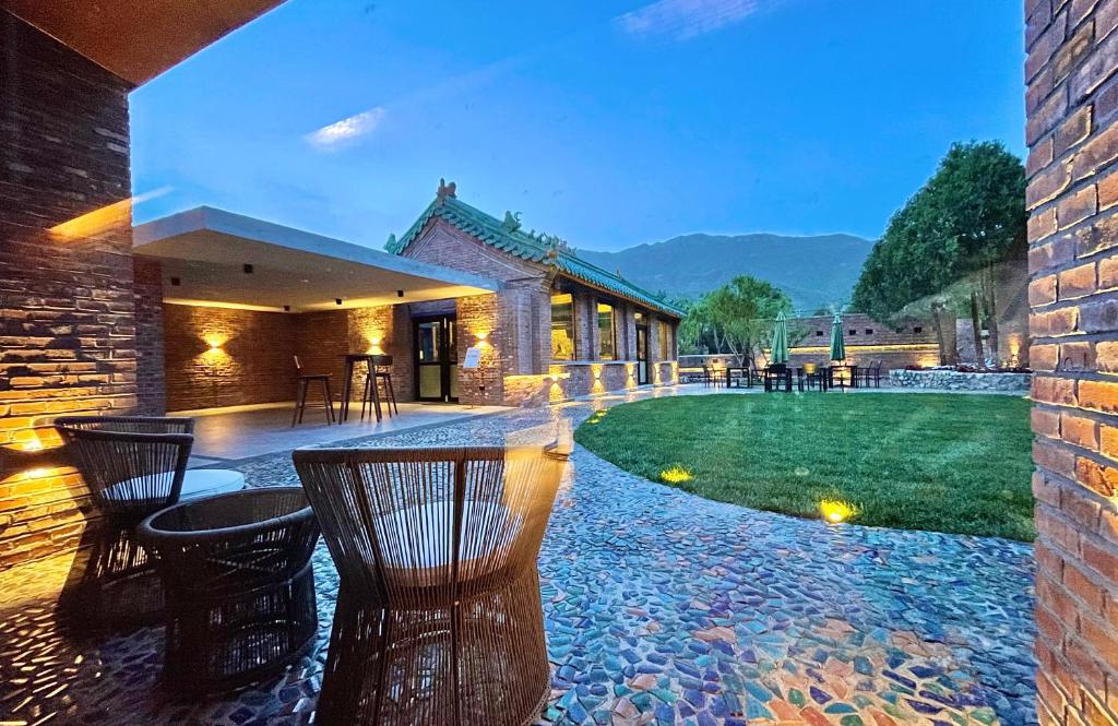 Garden, Brickyard Retreat at Mutianyu Great Wall in Beijing