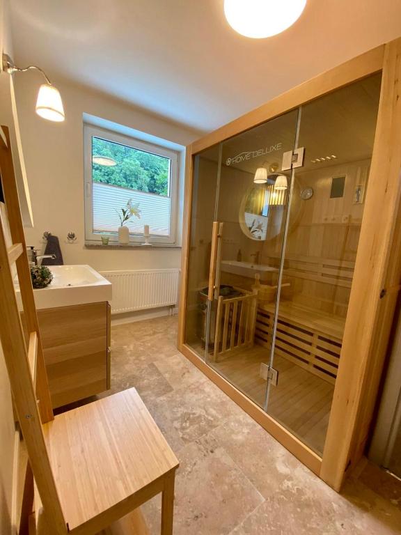 Traumhaus Thale mit Sauna und Kamin 전경