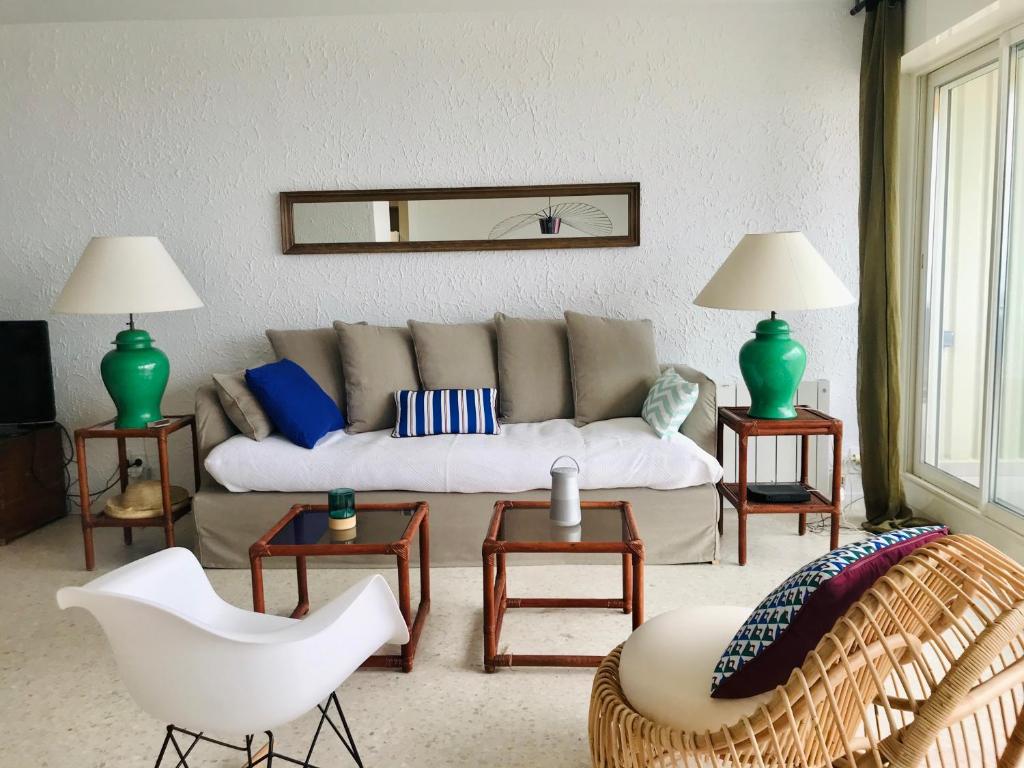 Rose des sables- Appartement familial - terrasse - parking- 1ere ligne Mer Carnon - 5