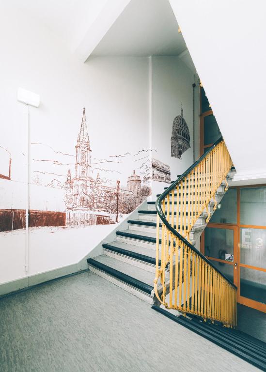 Entrance, Three Little Pigs Hostel Berlin in Berlin