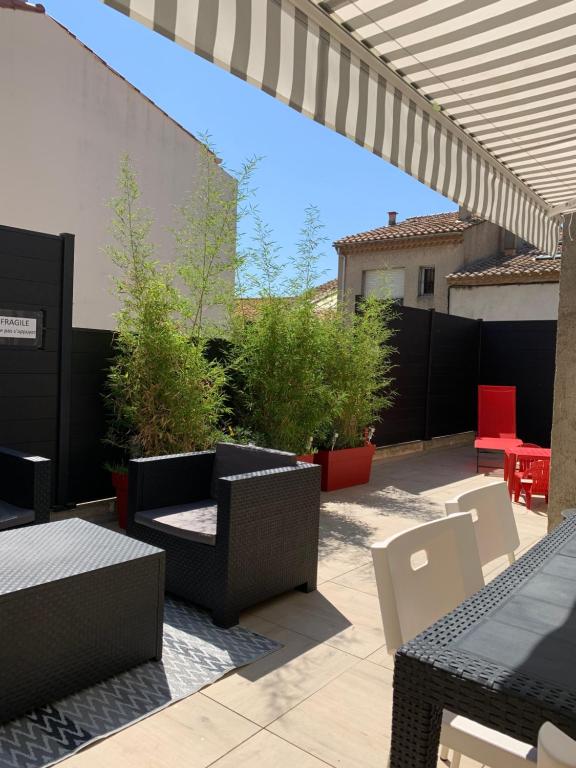 Appartement la corde a linge Gruissan village avec terrasses - 1
