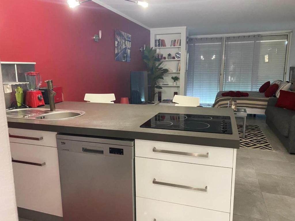 Studio vue mer Residence Mont Vernon, Cul de Sac