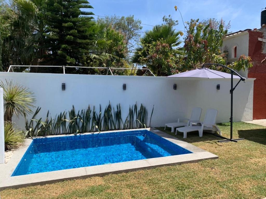 Casita de los Arcos en Atlixco con alberca climatizada