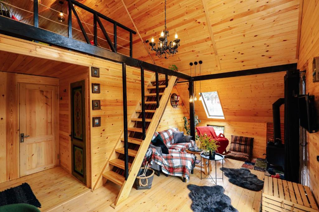 Wooden cottage "green house" in Bakuriani photo
