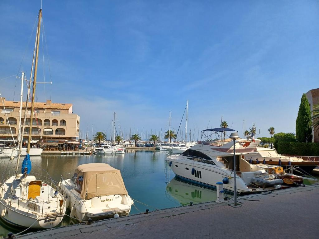 Appartement à Vendre Hyères Port La Gavine La Gavine studio vue mer, Appartement Hyères