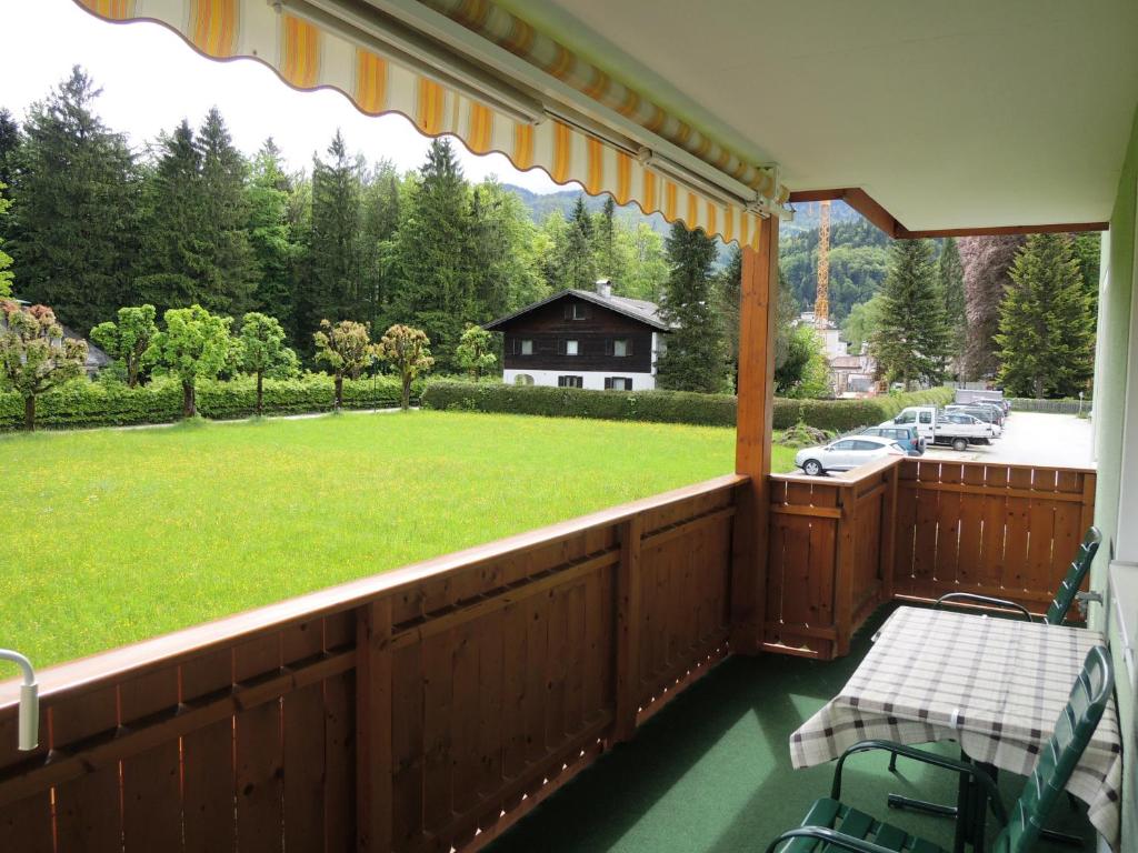 Balcony/terrace, Appartements Edda in Strobl