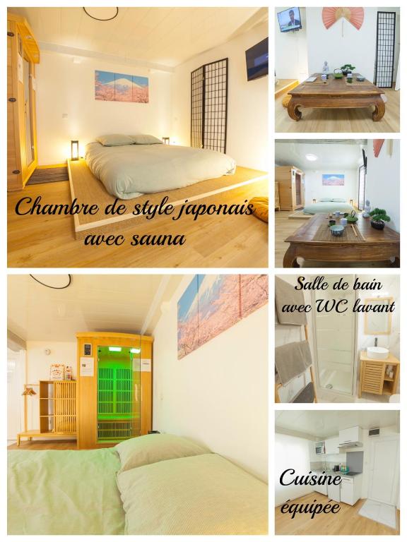PRESTIGELOC - 3 Studios au Choix - 2 avec Sauna privé gratuit, 1 avec 3 Couchages, Centre-ville - 3