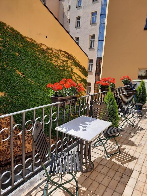 Balcony/terrace, ANTIK Old Town hotel in Prague