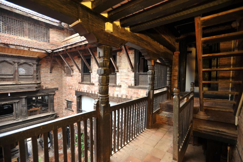 Balcony/terrace, Peacock Guest House in Bhaktapur