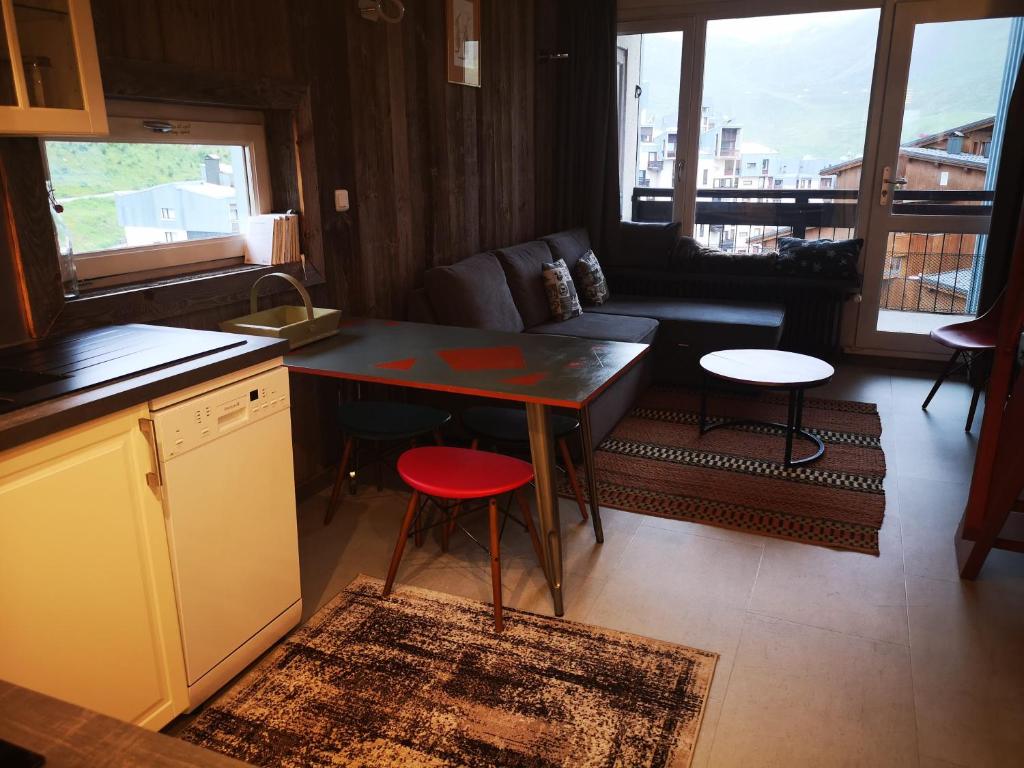 Stunning view crossing apartment - 1 bedroom + mezzanine - 5pax - Tignes Val Claret - 5